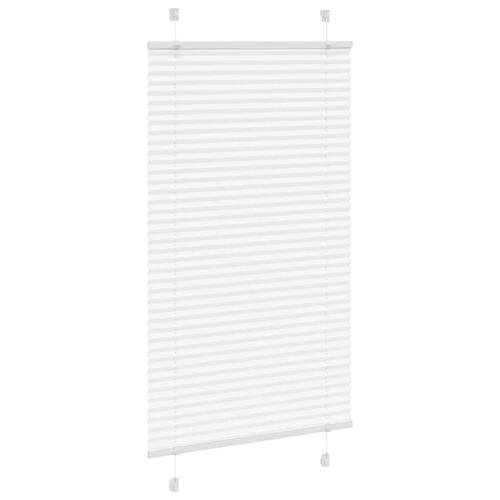 Plisségardin Hvid 70x150 cm Stofbredde 69,4 cm Polyester