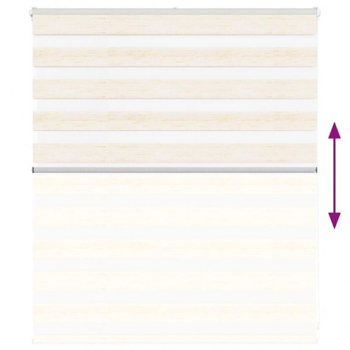 Zebragardin marmorbeige 135 x 100 cm