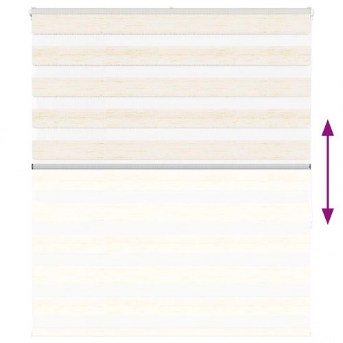Zebragardin marmorbeige 135 x 150 cm