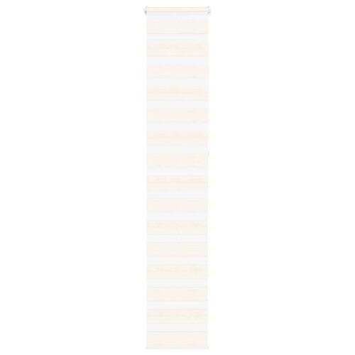 Zebragardin marmorbeige 40x230 cm stofbredde 35,9 cm polyester