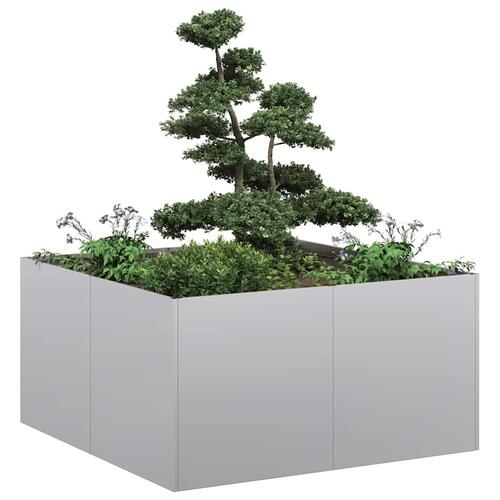 Plantekasse 80x80x40 cm galvaniseret stål
