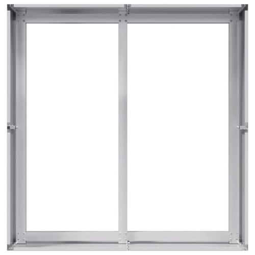 Plantekasse 80x80x40 cm galvaniseret stål