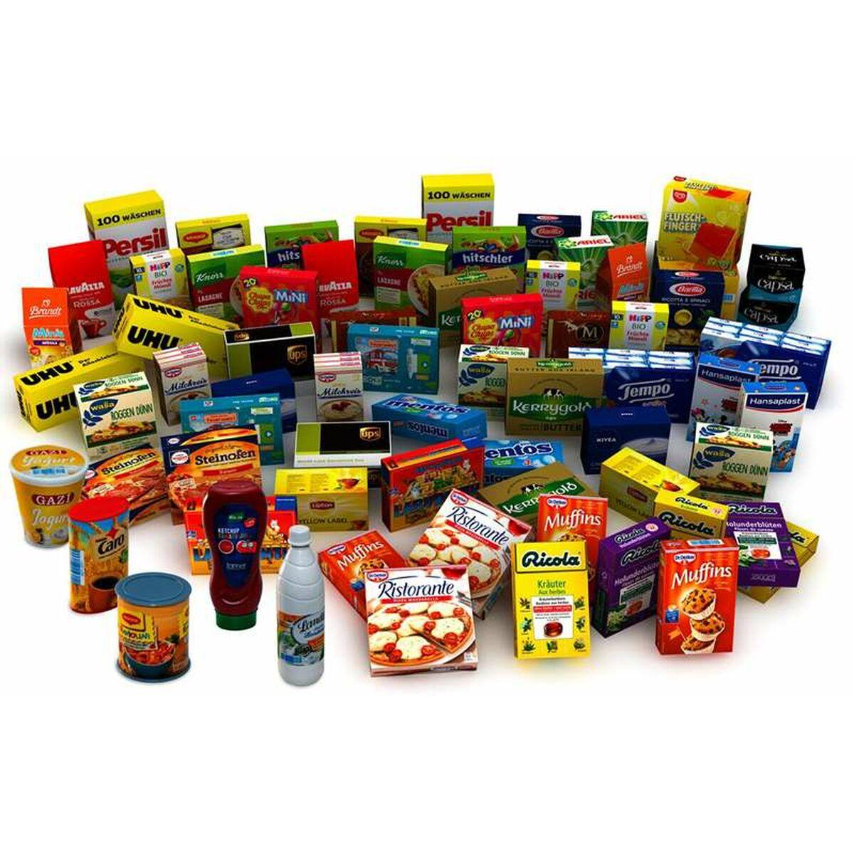 Legetøjssupermarked Ocio Trends - købmandsleg med 65 dele