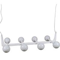 Loftslampe Home ESPRIT Hvid Metal Krystal 110 x 45 x 23 cm