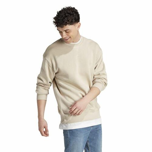 Sweaters uden Hætte til Mænd Adidas All Szn Hvid Beige XL