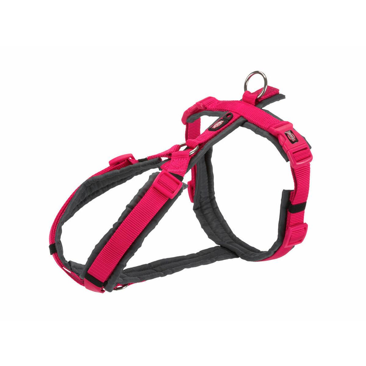 Hundesele Trixie Trekking New Premium Grafit Fuchsia S/M