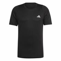 Kortærmet T-shirt til Mænd Adidas Run Icons 3S T Sort L