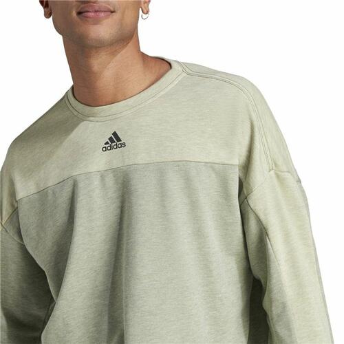 Sweaters uden Hætte til Mænd Adidas Mel Crw Beige S