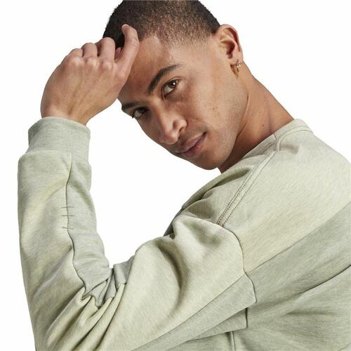 Sweaters uden Hætte til Mænd Adidas Mel Crw Beige S