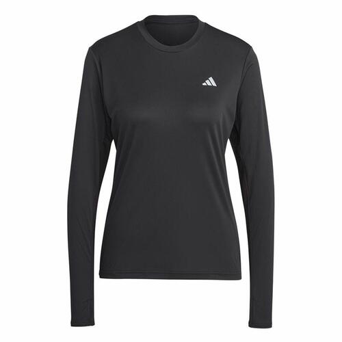 Kvinde Langærmet T-Shirt Adidas Run It Sort M