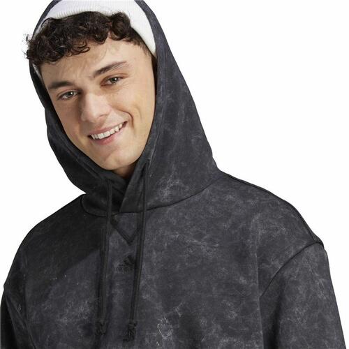 Hættetrøje til Mænd Adidas All Szn Sort Grå M