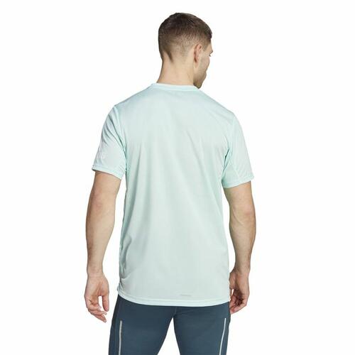 Kortærmet T-shirt til Mænd Adidas Run It Akvamarin L