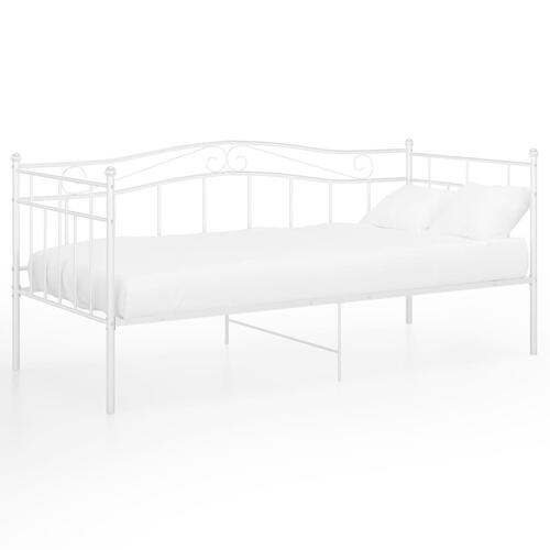 Sengestel til sovesofa 90x200 cm metal hvid