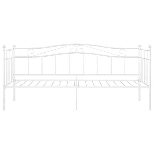 Sengestel til sovesofa 90x200 cm metal hvid
