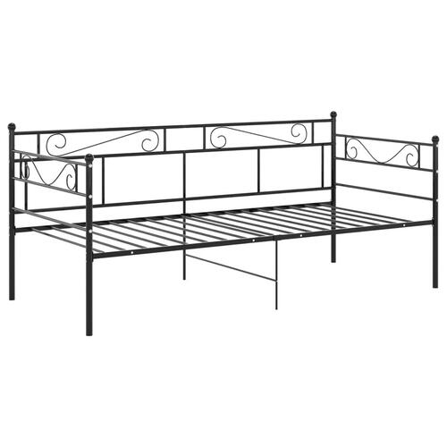 Sengestel til sovesofa 90x200 cm metal sort
