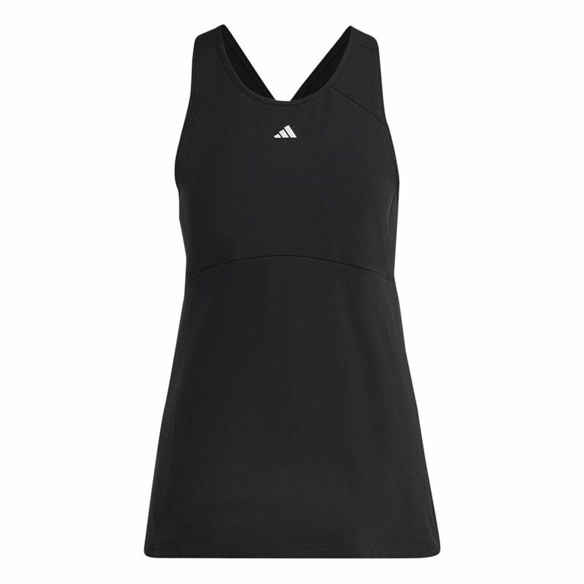Kortærmet T-shirt til Kvinder Adidas Studio Sort XS