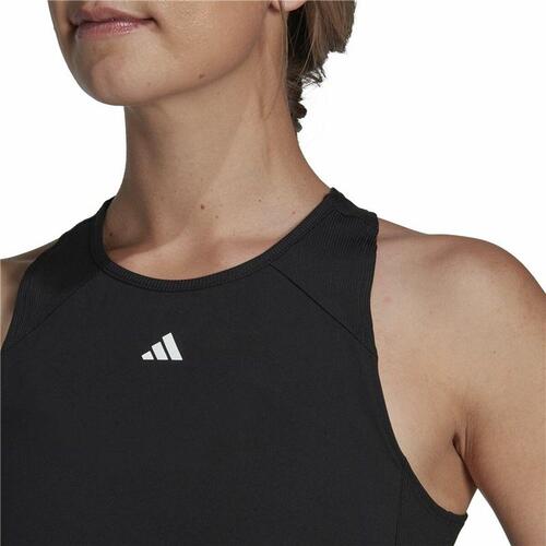 Kortærmet T-shirt til Kvinder Adidas Studio Sort XS