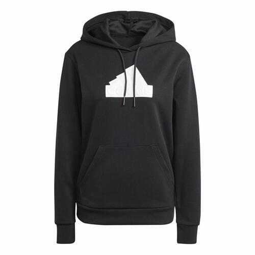 Hættetrøje til Kvinde Adidas Fi Bos Sort S