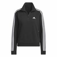 Sportsjakke til damer Adidas 3S Ft Qz Sort S