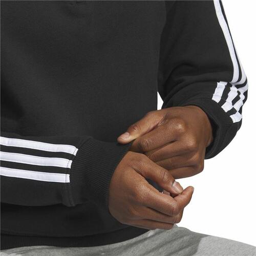 Sportsjakke til damer Adidas 3S Ft Qz Sort S