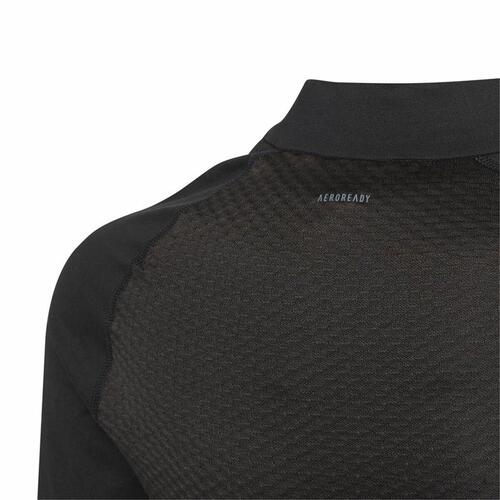Langærmet T-shirt til Børn Adidas U Tf Wa Ls Sort 5-6 år
