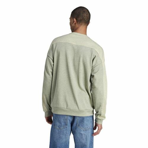 Sweaters uden Hætte til Mænd Adidas Mel Crw Beige XS