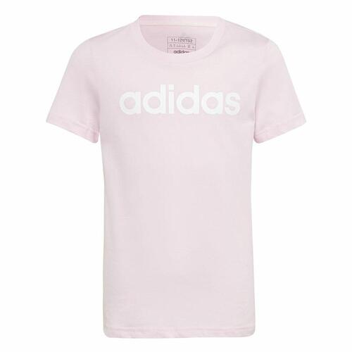 Børne Kortærmet T-shirt Adidas G Lin T Pink 9-10 år