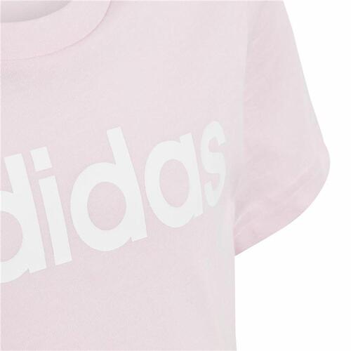 Børne Kortærmet T-shirt Adidas G Lin T Pink 9-10 år