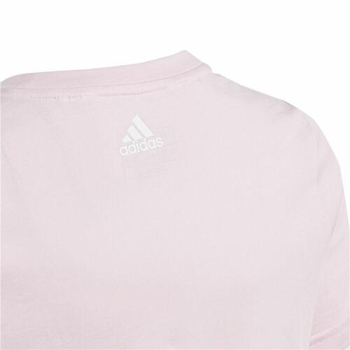 Børne Kortærmet T-shirt Adidas G Lin T Pink 9-10 år
