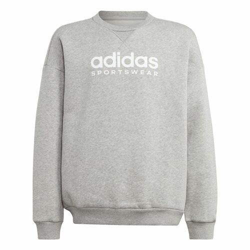 Sweatshirt uden hætte til piger Adidas All Szn Crew Grå 7-8 år