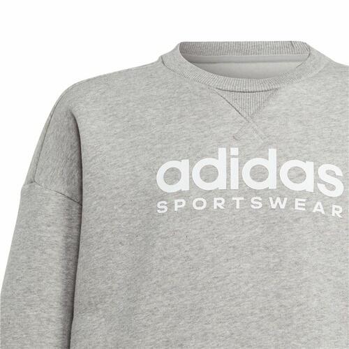 Sweatshirt uden hætte til piger Adidas All Szn Crew Grå 7-8 år