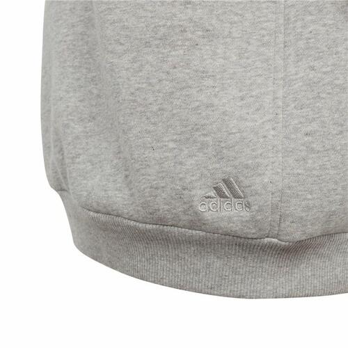 Sweatshirt uden hætte til piger Adidas All Szn Crew Grå 7-8 år