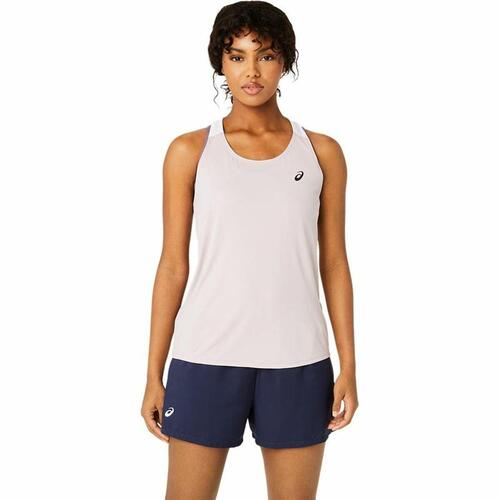 Tank top kvinder Asics Court Tank Tovtrækning Pink XS