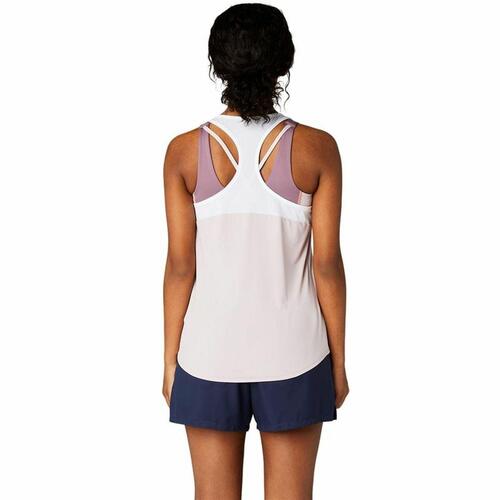 Tank top kvinder Asics Court Tank Tovtrækning Pink XS