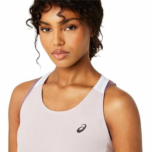 Tank top kvinder Asics Court Tank Tovtrækning Pink XS