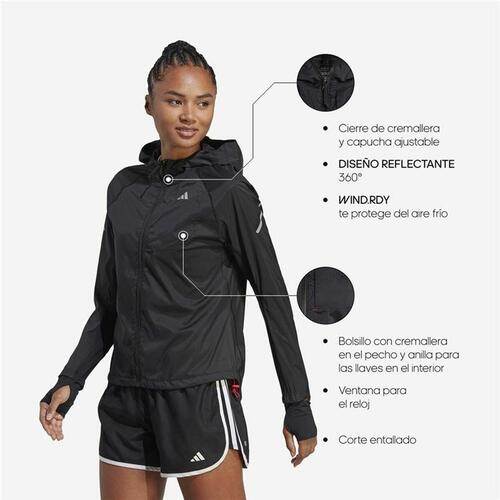 Sportsjakke Adidas Fast Sort XS