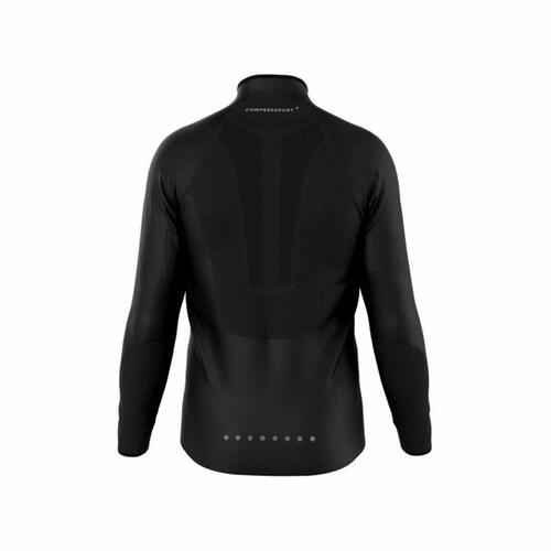 Sportsjakke til Mænd Compressport Hurricane indproof Sort M