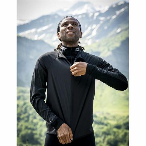 Sportsjakke til Mænd Compressport Hurricane indproof Sort M