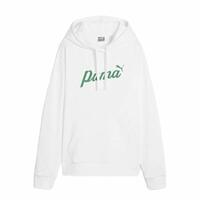 Hættetrøje til Kvinde Puma Essentials+ Script Hvid L
