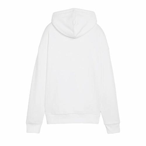 Hættetrøje til Kvinde Puma Essentials+ Script Hvid L