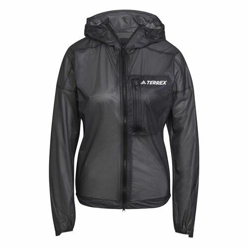 Sportsjakke til damer Adidas Agr Rain J Sort S