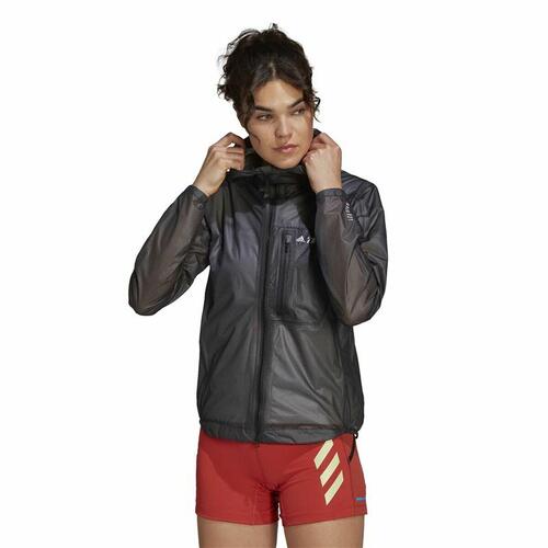 Sportsjakke til damer Adidas Agr Rain J Sort S
