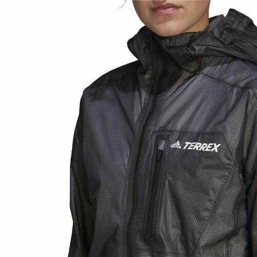 Sportsjakke til damer Adidas Agr Rain J Sort S