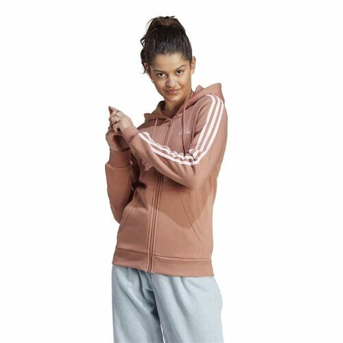 Sportsjakke til damer Adidas 3 Stripes Koral 2XS