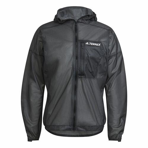 Sportsjakke til Mænd Adidas Agr Rain J Sort M