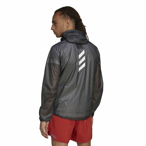 Sportsjakke til Mænd Adidas Agr Rain J Sort M