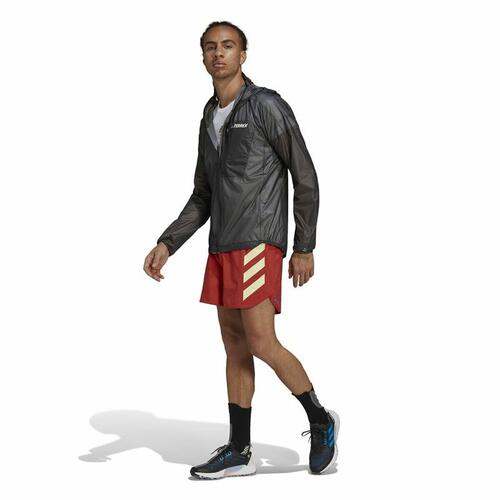 Sportsjakke til Mænd Adidas Agr Rain J Sort M