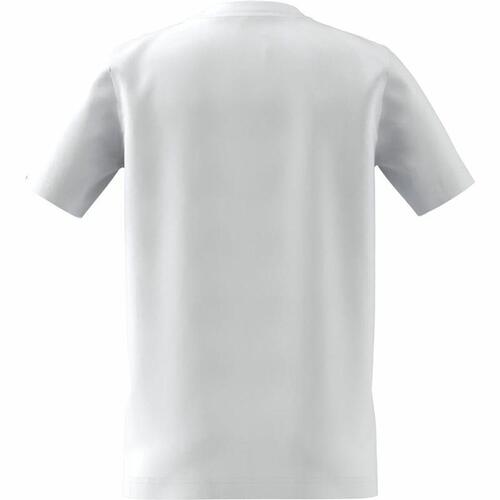 Kortærmet T-shirt til Børn Adidas B Bos Retro Hvid 7-8 år