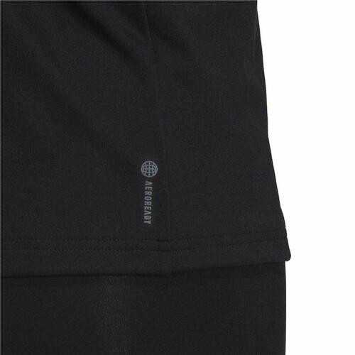 Kortærmet T-shirt til Kvinder Adidas Studio Sort L