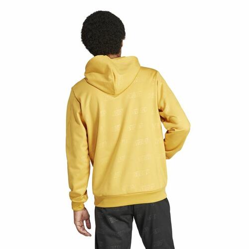 Hættetrøje til Mænd Adidas Bl Hd Q4 Gul M